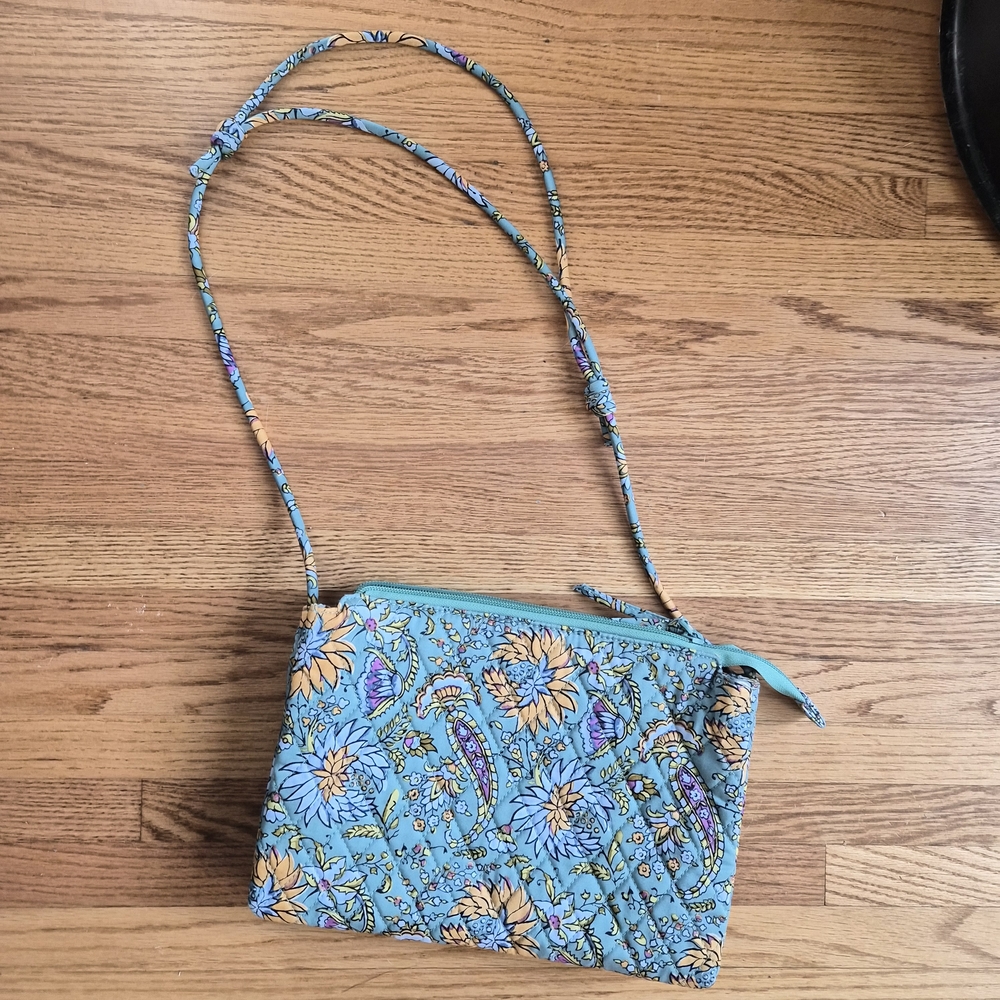 Vera Bradley Foxbury Print Floral Quilted Shoulder Bag